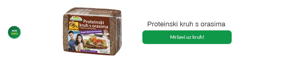 Mestemacher proteinski kruh s orasima u Encian web shopu