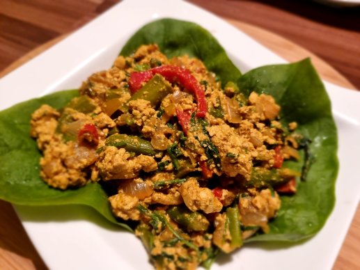 Veganska fritaja od šparoga