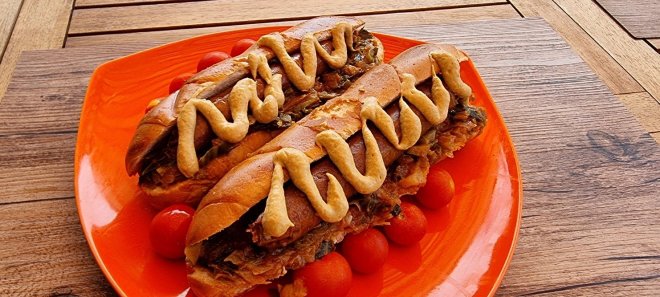 Veganski Hot dog sa zeljem