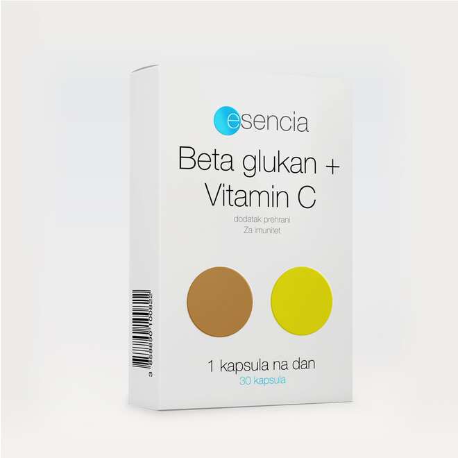 Beta glukan 250+vitamin C, 30 kapsula-0