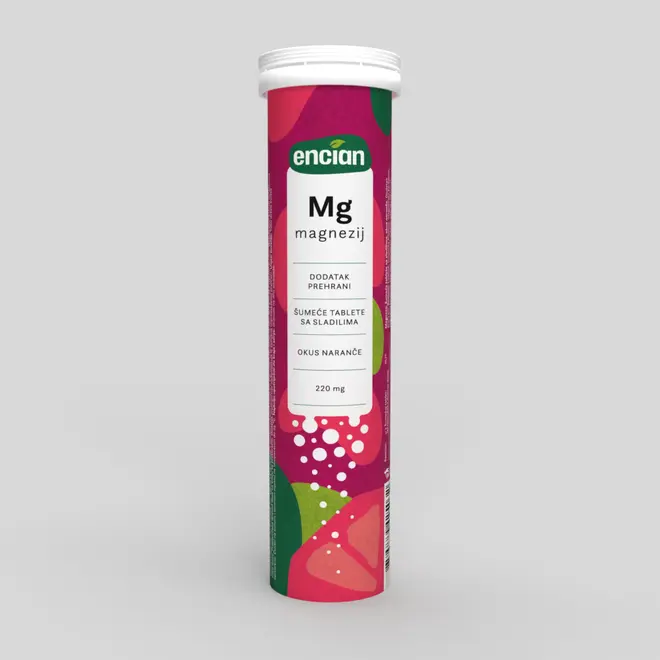 Magnezij, 20 šumećih tableta-0