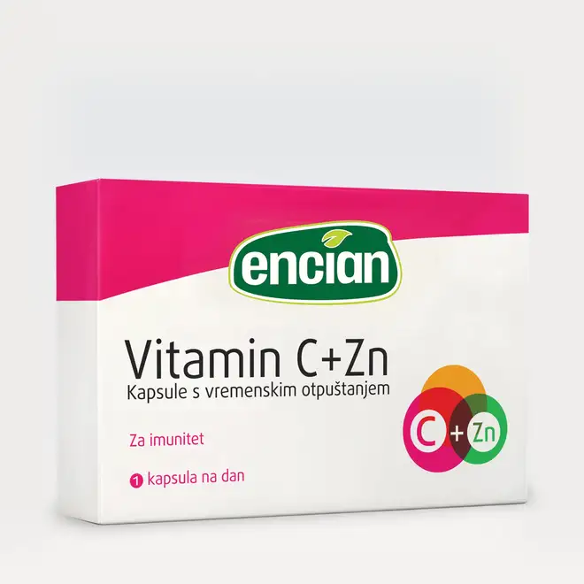 Vitamin C+ZN, 30 kapsula-0