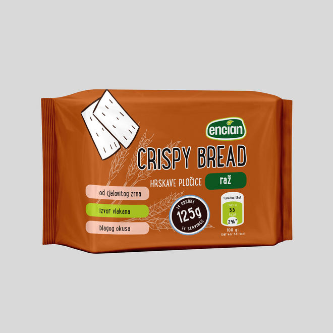 Crispy Bread raž 125g-0