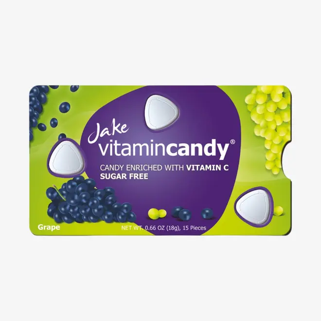 JAKE grožđe bomboni bez šećera s vitaminom C, 15 komada-0