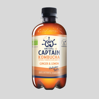Captain Kombucha Đumbir i limun 400ml, BIO