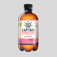 Captain Kombucha Malina 400ml, BIO