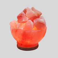 Lampa od himalajske soli "Vatrena zdjela"