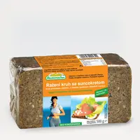 Raženi trajni kruh sa sjemenkama suncokreta, 500g