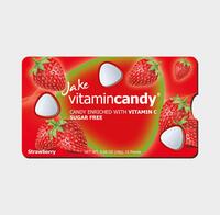 JAKE jagoda bomboni bez šećera s vitaminom C, 15 komada