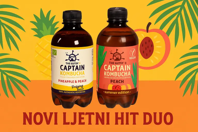 Captain Kombucha Peach